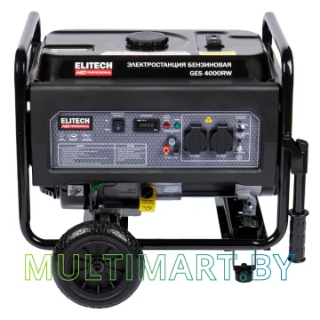 Бензиновый генератор ELITECH GES 4000RW картинка 2
